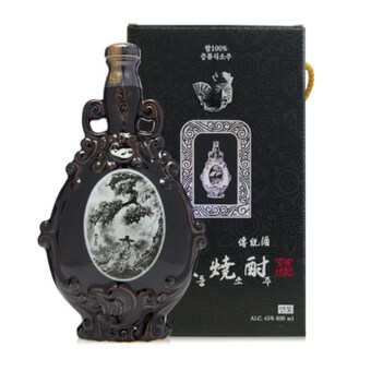 양반안동<b>소주</b> 연꽃 흑자 600ml