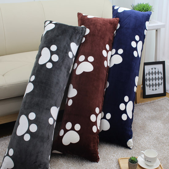 베어풋벨벳극세사 바디필로우 솜포함