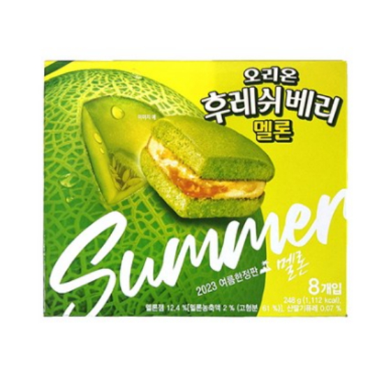 오리온 후레쉬베리 멜론 8개입 248g (12개)