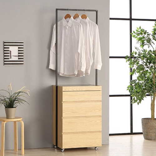 히트디자인 사브레 4단 서랍행거 (60cm)_이미지