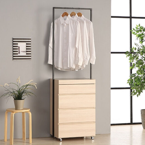히트디자인 사브레 4단 서랍행거 (60cm)_이미지