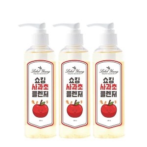 라벨영 모공+피지+각질케어/쇼킹사과초클렌저 1+1+1 /클렌징오일/워터/세안제/약산성/폼