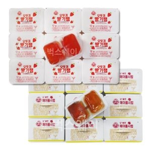 오뚜기 딸기잼 디스펜팩 20개+메이플시럽 20개_이미지