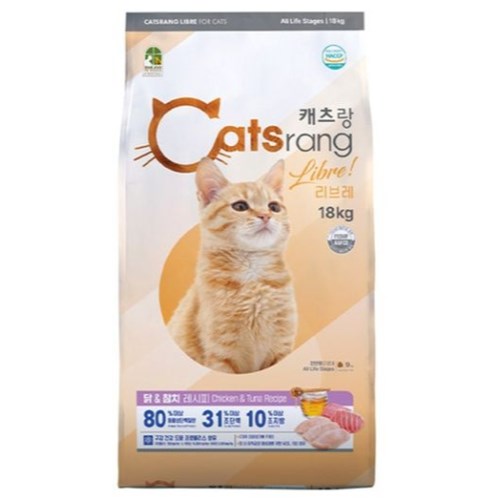대주펫푸드 캐츠랑 리브레 18kg (1개)