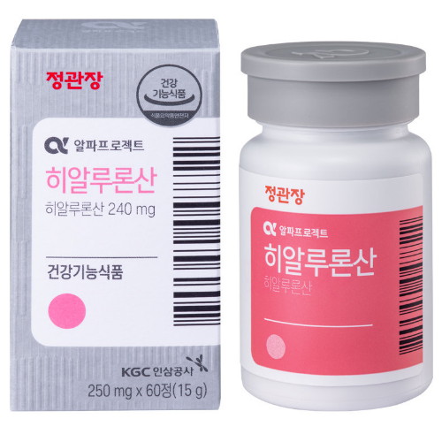 정관장 알파프로젝트 히알루론산 60정 (5개)_이미지