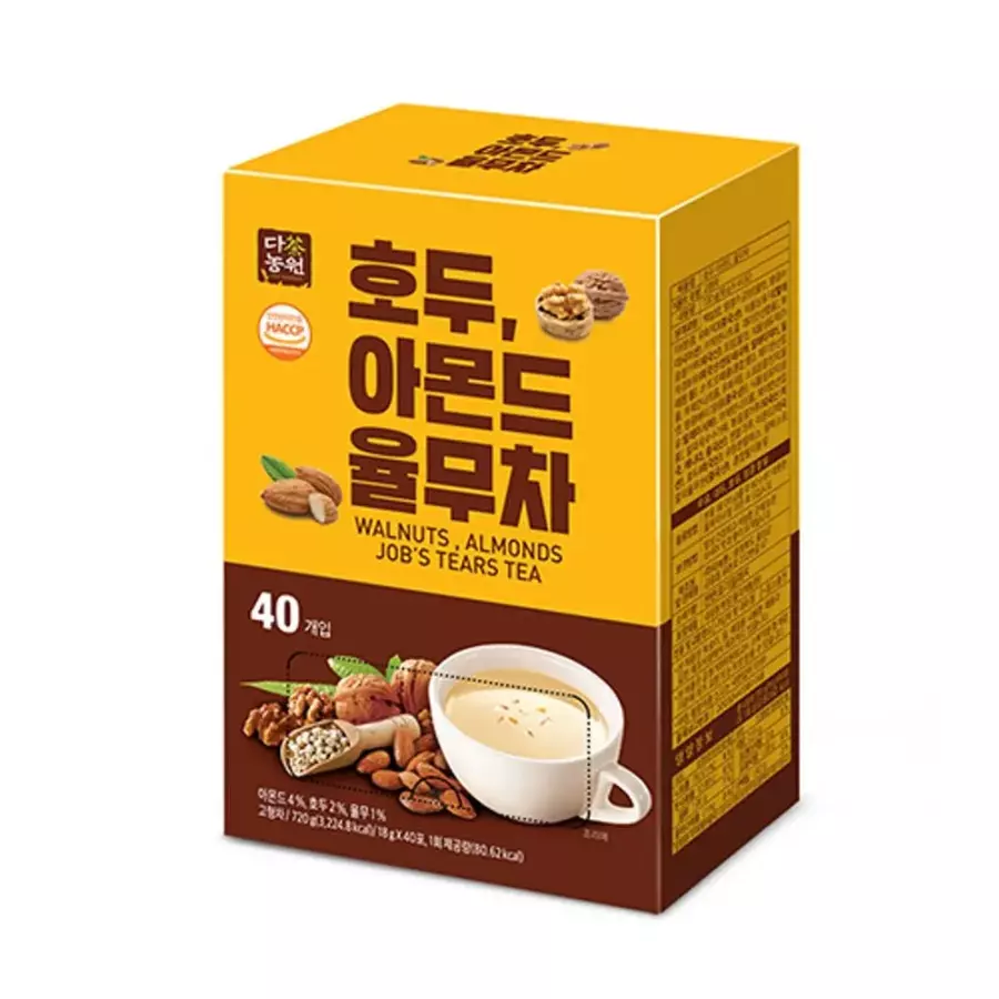 다농원  호두 아몬드 율무차 40개입