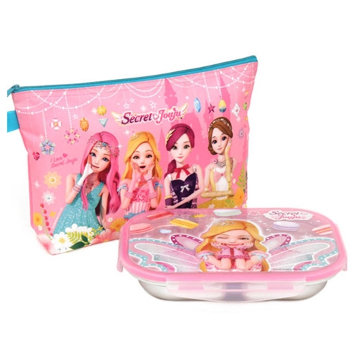 피앤디 시크릿쥬쥬 가방스텐 식판도시락2탄