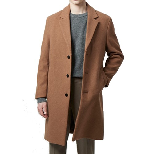 지오다노 싱글 울 코트 01079914