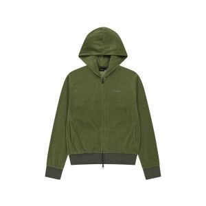 에스티오 국내판 아캄 후드집업 Rhine ne Velour Zip-Up Hoodie Green 557707