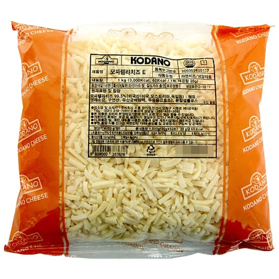 조흥 코다노 모짜렐라치즈 E 1kg (1개)_이미지