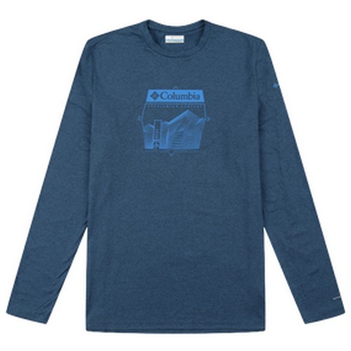 컬럼비아 테크트레일 그래픽 롱슬리브 티셔츠 C33-AE3740 (464, 네이비)_이미지