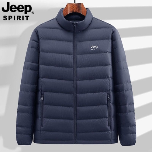 JEEP 스피릿 남성 경량 다운 재킷 가을 겨울 보온 외투 남성복 캐주얼 재킷 DJ7654_이미지