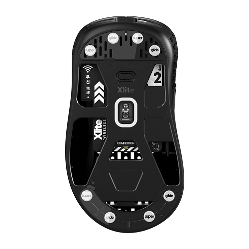 Pulsar 6mm 도트 슈퍼글라이드 글라스 마우스피트 (화이트)_이미지