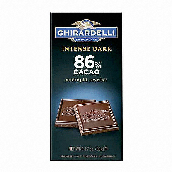 기라델리 인텐스 다크 86% 카카오 90g (해외) [6개]