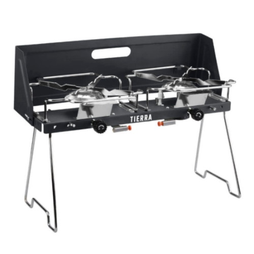 코야프 X 티에라 트윈 버너 2구 투버너 가스 강염버너