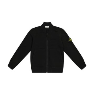 스톤아일랜드 12주년 키즈 와펜 봄버 자켓 블랙 741660342 V0029_이미지