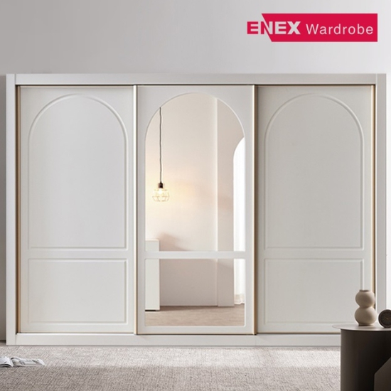 에넥스 클로이 골드 2도어 슬라이딩 옷장 1650_이미지