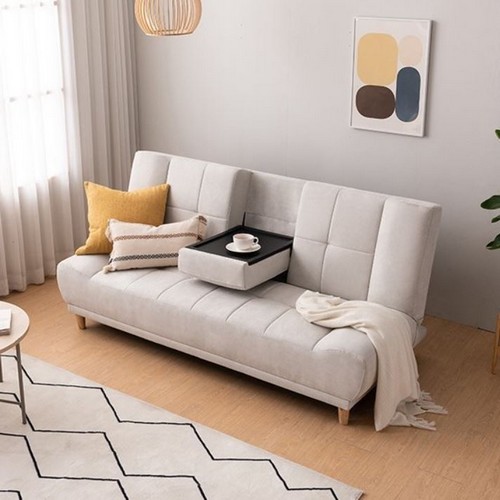 마일즈 아쿠아텍스 패브릭 소파베드 3인용