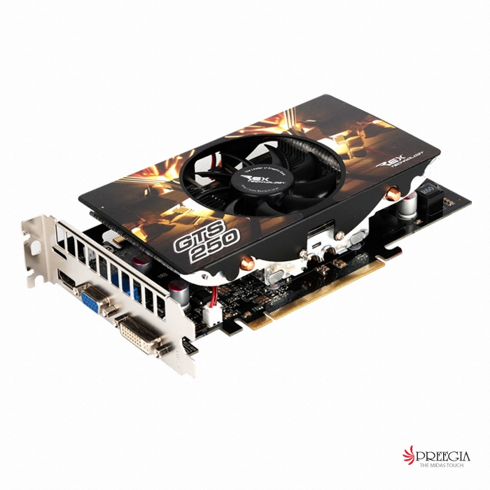 지포스 GTS250 Rexian Black-Edition HDMI 512MB DP-905
