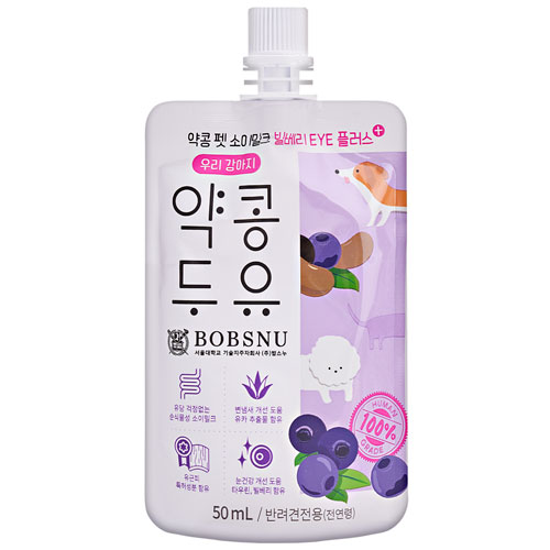 밥스누 서울대 식물성 약콩 펫 두유 50ml (1개)_이미지
