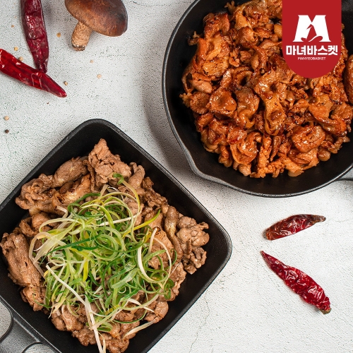 마녀바스켓  마녀 연탄불고기 300g 4팩 불 연탄불고기 300g 4팩