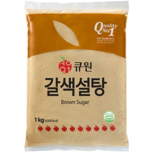 큐원 갈색설탕 1kg (20개)_이미지