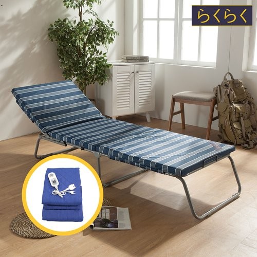 14탄 레저용 접이식침대+온열패드 S