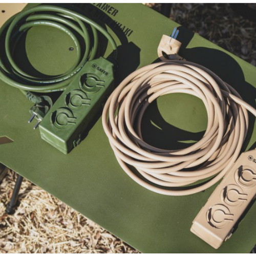 세이퍼 3구 16A 연장선 캠핑 멀티탭 (20m)_이미지