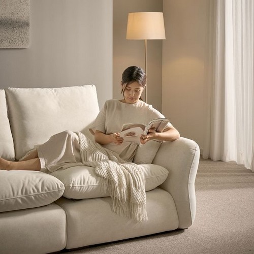 라라홈 누아젤 모듈형 스윙 패브릭 소파 3인용 (스툴포함)_이미지