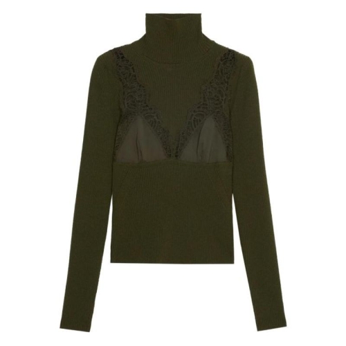 블루마린 터틀넥 A522M620A N0523 BARK GREEN