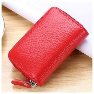  루시 소가죽 카드지갑 레드 GTF26864