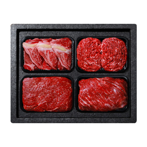 동횡성농협 농협횡성한우 어사품 1등급 구이모듬정육세트 3호 1.6kg (1개)