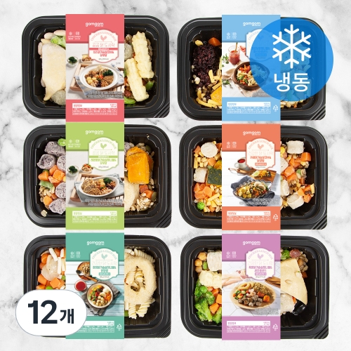 이에스그린푸드 곰곰 건강한 닭 도시락 시즌2 6종 12개