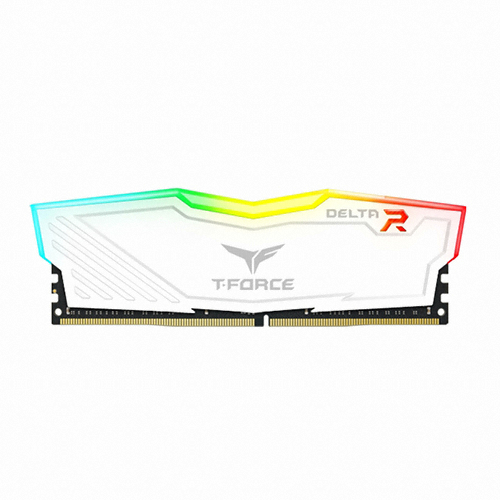 TeamGroup T-Force DDR4-2666 CL15 Delta RGB 화이트 가넷 (16GB)_이미지
