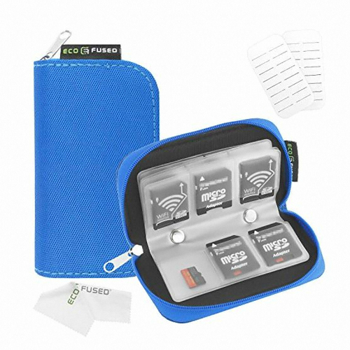 ECO-FUSED 22 슬롯 메모리카드 케이스 Blue (해외구매)_이미지