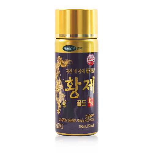 한미 황제골드 지친 내몸에 활력을 인삼농축액 피로회복 약국드링크 100mlX10병_이미지
