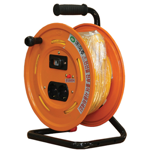 미주산업 2구 누전차단 전선릴 (30m)_이미지