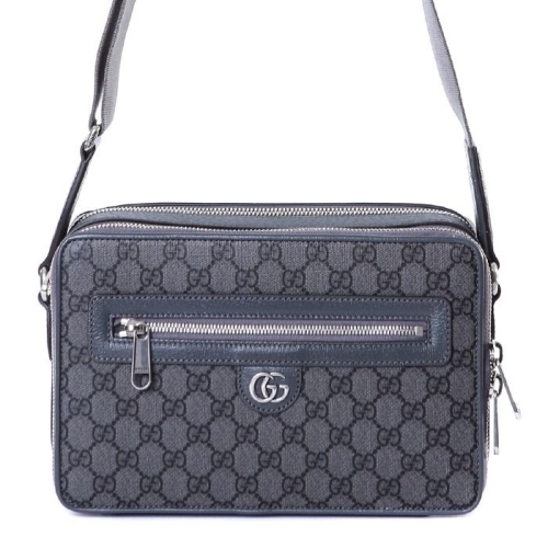 구찌 실버GG 로고 오피디아 슈프림 숄더겸 크로스백 차콜/822087 FADJK 1242_이미지