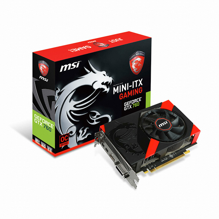 MSI 지포스 GTX760 OC D5 2GB 미니 ITX 게이밍 대원씨티에스