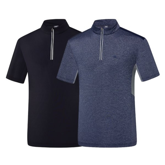 아이스본 냉감 등산 반팔 반집업 티셔츠 2142TK831M