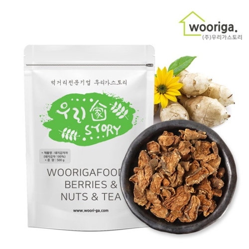 우리가스토리 국산 돼지감자차 500g 2봉_이미지