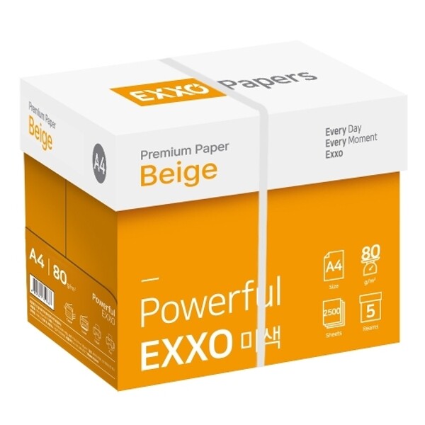 엑소 미색 복사용지 A4 80g (1,000매)_이미지