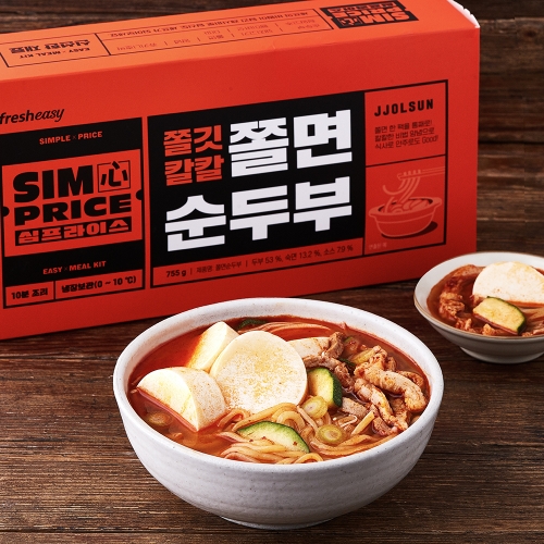 프레시지 심프라이스 쫄면순두부 755g (1개)