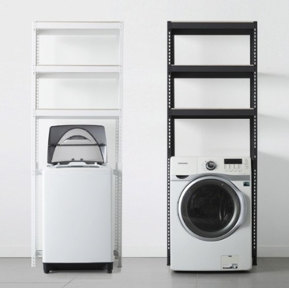 영진산업 스피드랙 세탁기선반 3단 800x500 (210cm(높이))