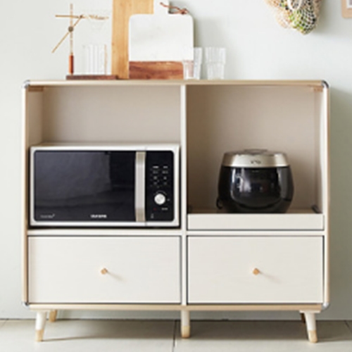 꼬망스 인테리어 수납 렌지대 1000