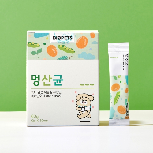 바이오펫츠 멍산균 60g (2g x 30p)이미지입니다. 누르면 해당 게시물로 새창이동합니다.
