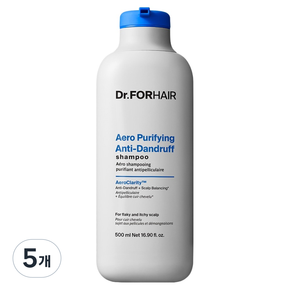 닥터포헤어 에어로 퓨리파잉 안티댄드러프 샴푸 500ml (6개)_이미지
