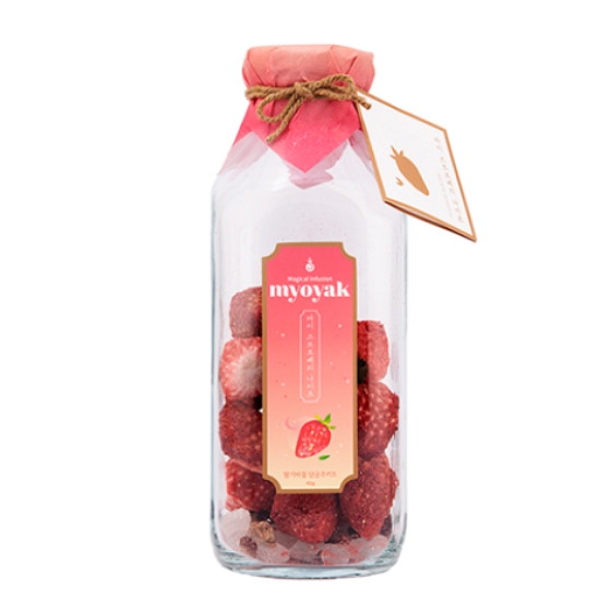 딸기 바질 담금주 키트 1L