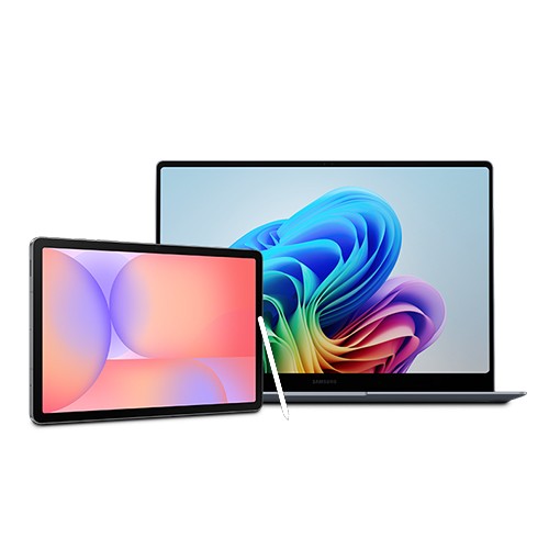 삼성전자 갤럭시북4 엣지 NT750XQB-KC01B + 갤럭시탭 S10 라이트 Wi-Fi 패키지_이미지
