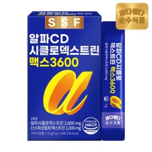순수식품 알파CD 시클로덱스트린 맥스 3600 14포 (1개)_이미지